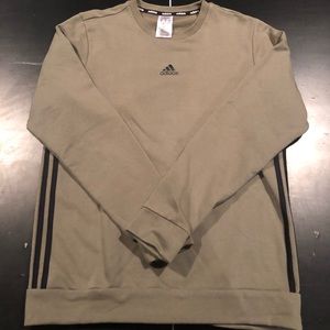 Adidas Army Green Medium Crewneck - Best Offer